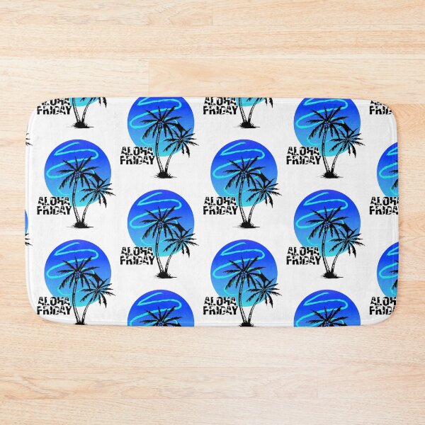 Item preview, Aloha Friday Palms Friday Weekend Summer Blue Sky designed and sold by tarek25.