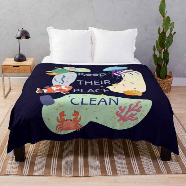 Item preview, Keep their place clean Vibes, Ocean creatures, Sea life  designed and sold by SGS-.