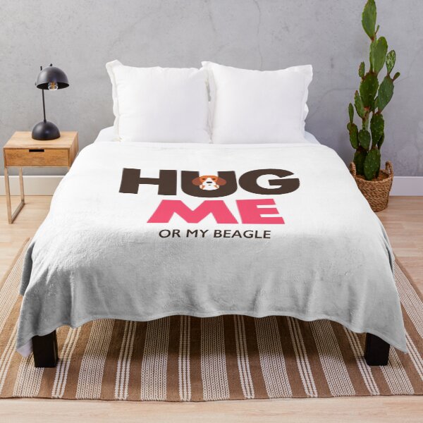 Item preview, hug me or my beagle white/pink designed and sold by TanyaHayes.