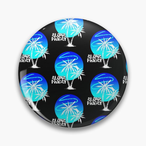 Item preview, Aloha Friday Palms Friday Weekend Summer Blue Sky designed and sold by tarek25.