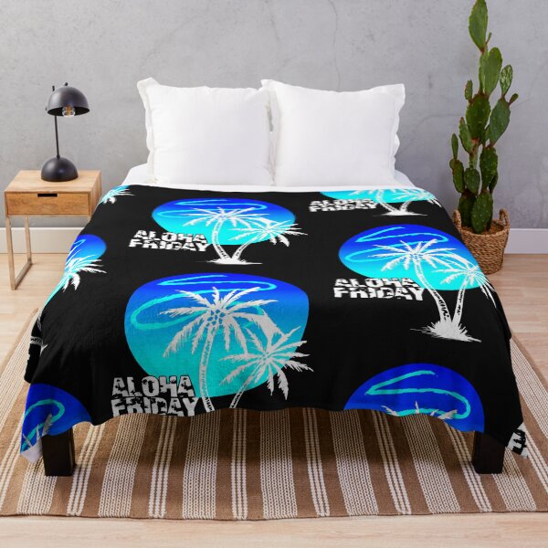 Item preview, Aloha Friday Palms Friday Weekend Summer Blue Sky designed and sold by tarek25.