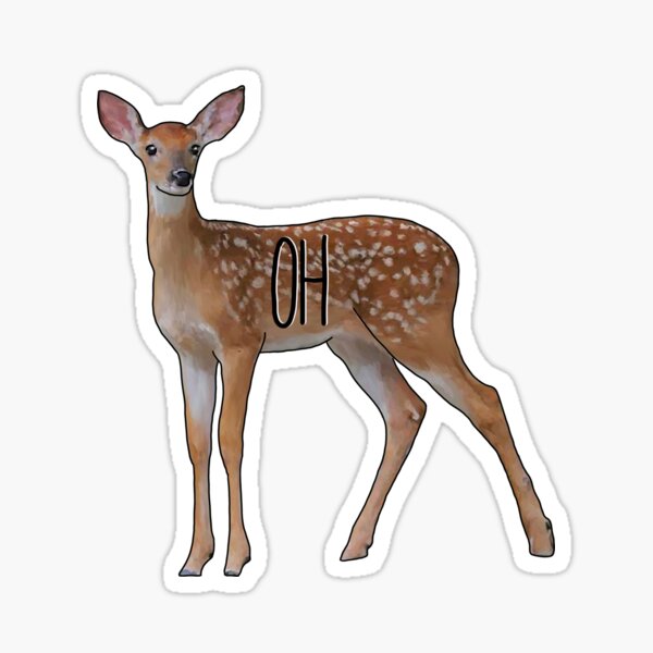 Stickers Sur Le Theme Art De Chevreuil Redbubble