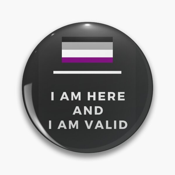 Item preview, I Am Valid Rectangle Graphic - Asexual designed and sold by thesassypanda.