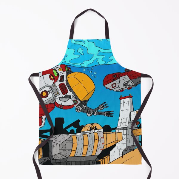 Item preview, blue underwater city. ocean metropolis. designed and sold by JJadx.