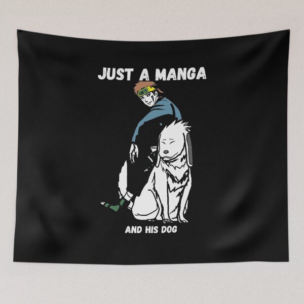 Item preview, Just a manga, and his dog designed and sold by TeeZoneZtore.