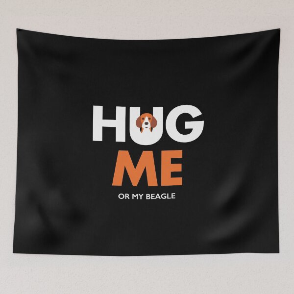 Item preview, hug me or my beagle orange/black designed and sold by TanyaHayes.