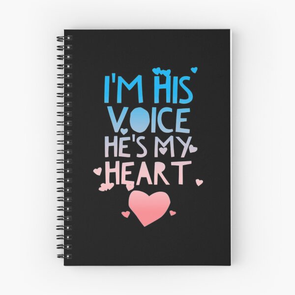 Item preview, I'm his voice. He's my heart! designed and sold by DNBotha.