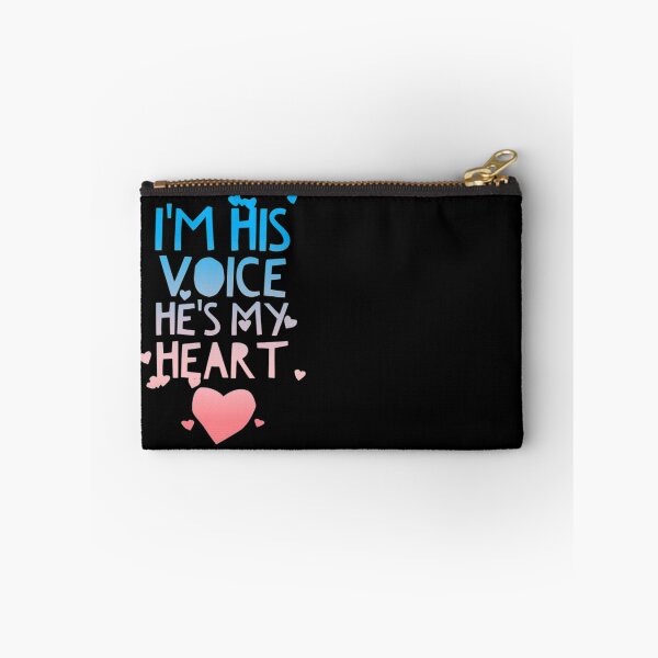 Item preview, I'm his voice. He's my heart! designed and sold by DNBotha.