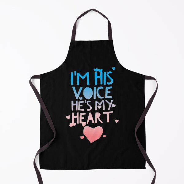 Item preview, I'm his voice. He's my heart! designed and sold by DNBotha.