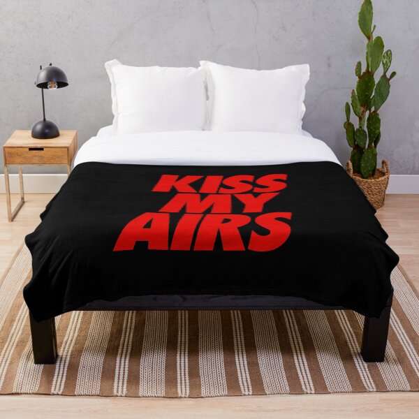 Kiss My Airs "BRED" Throw Blanket