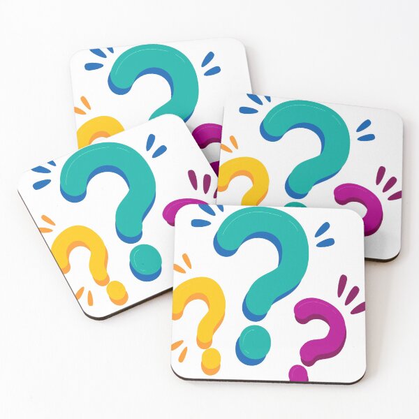 Item preview, funny masks Question-Fabric Face Mask   designed and sold by DiamondStore1.