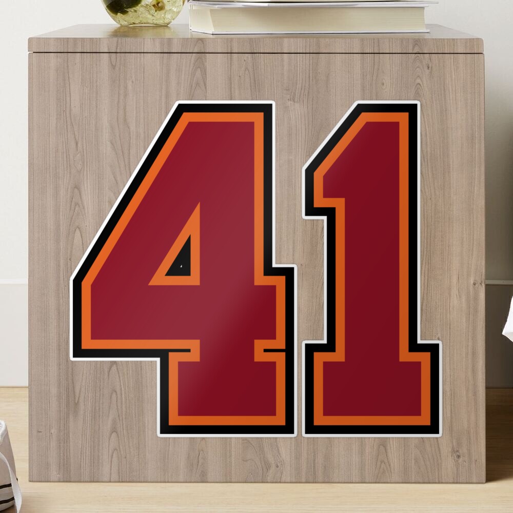 Number 14 Sports Tampa Fourteen Jersey Sticker for Sale by HelloFromAja
