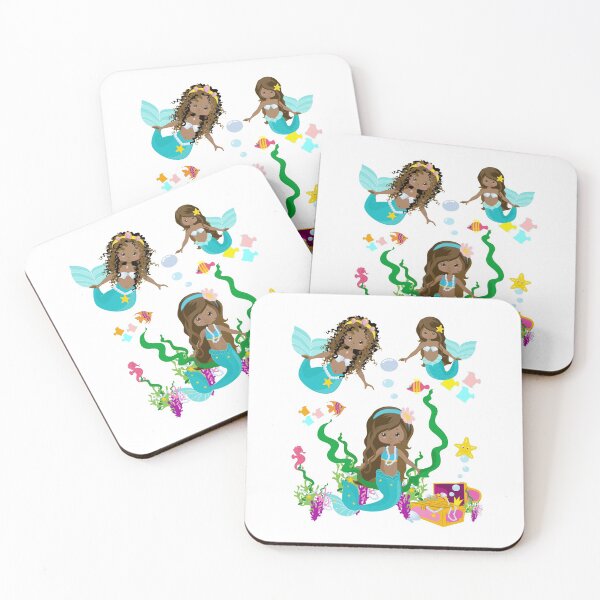 Item preview, Mermaid design for African American or Latino girls designed and sold by BRtisticDesigns.