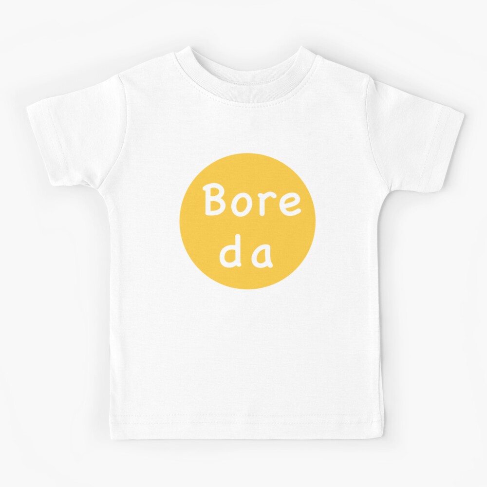 bore-da-welsh-good-morning-in-yellow-kids-t-shirt-for-sale-by