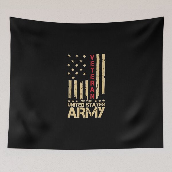 Item preview, Patriotic U.S Army Veteran Red Line American Flag designed and sold by artiagasonya.