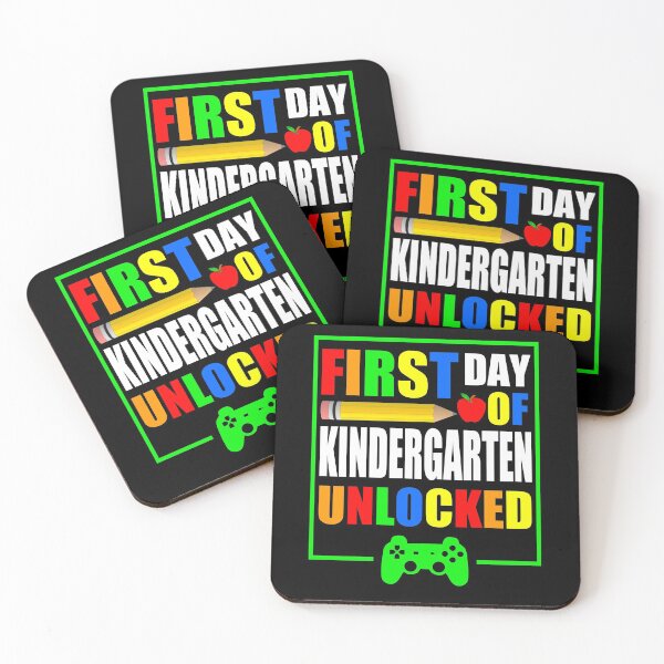 Item preview, First Day Of Kindergarten Unlocked Gift For Gamer And Video Game Lovers Funny Kindergarten 2020 designed and sold by naworas.