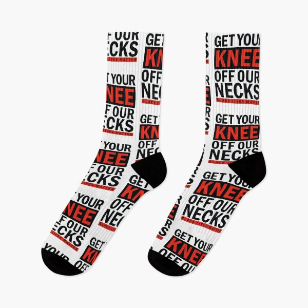 Item preview, GET your knee off our necks BLM Protest Design designed and sold by BRtisticDesigns.
