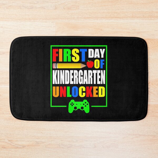 Item preview, First Day Of Kindergarten Unlocked Gift For Gamer And Video Game Lovers Funny Kindergarten 2020 designed and sold by naworas.