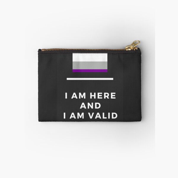 Item preview, I Am Valid Rectangle Graphic - Graysexual/ Grayace designed and sold by thesassypanda.