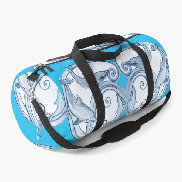 Dolphin Swirls Duffle Bag