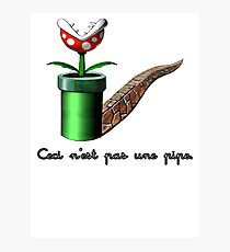 Super Mario for Magritte Photographic Print