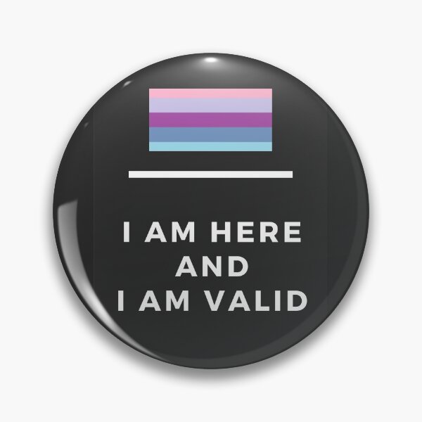 Item preview, I Am Valid Rectangle Graphic - Ominsexual designed and sold by thesassypanda.