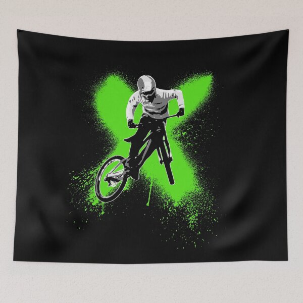 Item preview, cool boy jumping on mountain bike designed and sold by Denis Rösler.