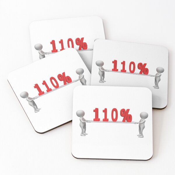 Item preview, 3D figures with 110 percent symbol on a board designed and sold by MIRO3D.