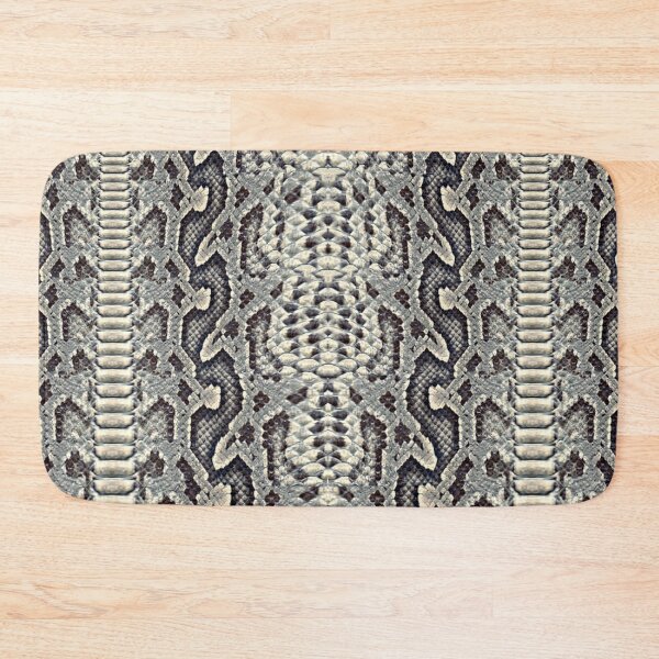 Item preview, Striking Cream and Grey Snakeskin Pattern designed and sold by cgroenewald.