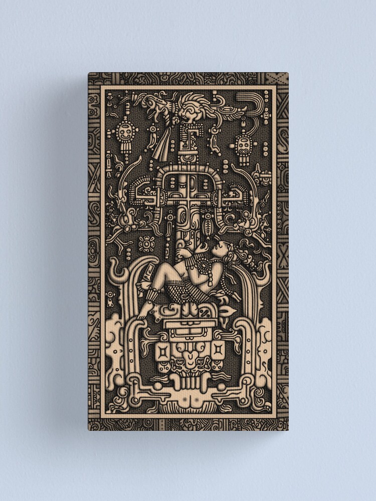 Alternate view of Sala Tumba de Pakal2 Canvas Print