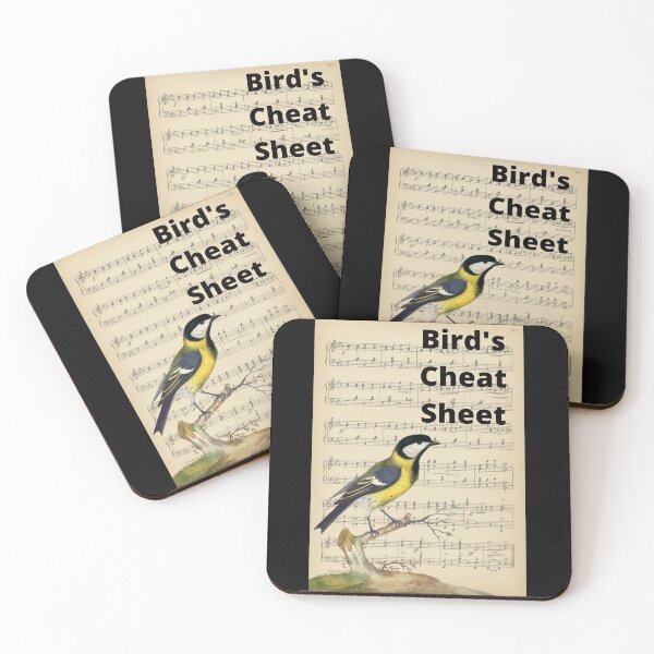 Item preview, Birds Cheat Sheet designed and sold by TeeZoneZtore.