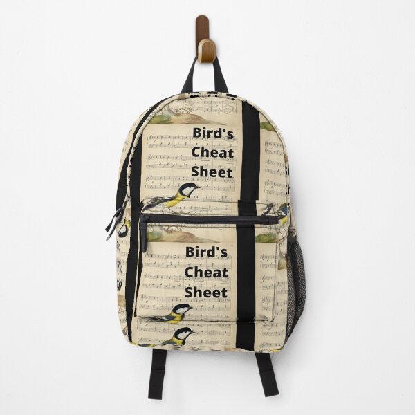 Item preview, Birds Cheat Sheet designed and sold by TeeZoneZtore.