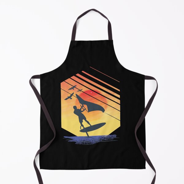 Wing Foiling Surfing Surfer Gift Idea Apron