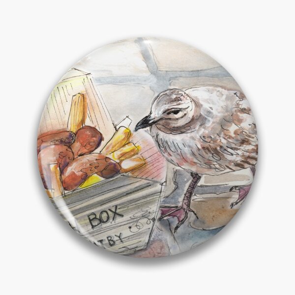 Item preview, Fish And Chips For A Seagull In Whitby designed and sold by Goodaboom.