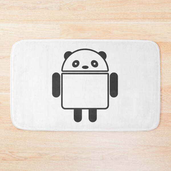 Item preview, Panda Android robot style design designed and sold by mrsupicku.
