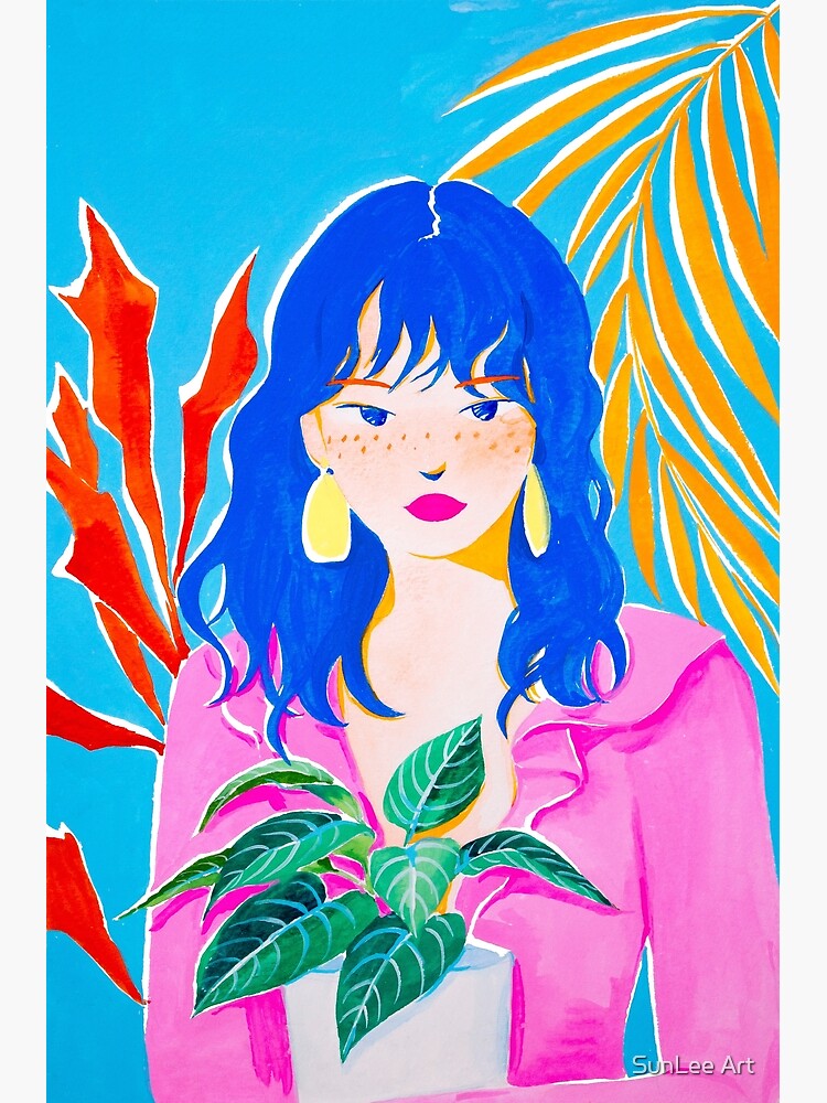 Plant Girl by sunleeart