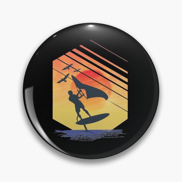 Item preview, Wing Foiling Surfing Surfer Gift Idea designed and sold by Grimbart.