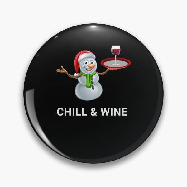 Artikelvorschau, Chill and Wine Weihnachtsferien Weinliebhaber Design entworfen und verkauft von sinceanna.