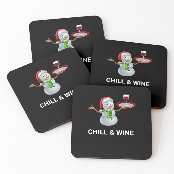 Artikelvorschau, Chill and Wine Weihnachtsferien Weinliebhaber Design entworfen und verkauft von sinceanna.