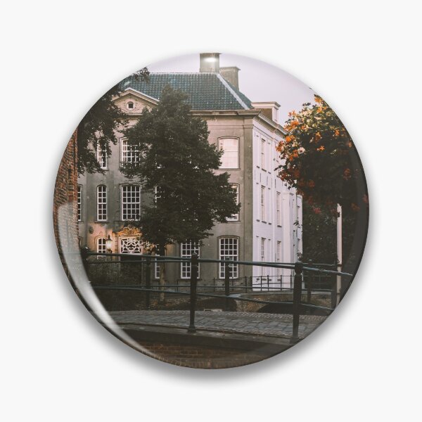 Item preview, Dutch Medieval City: Amersfoort canal and bridge just after sunset designed and sold by michieldros.