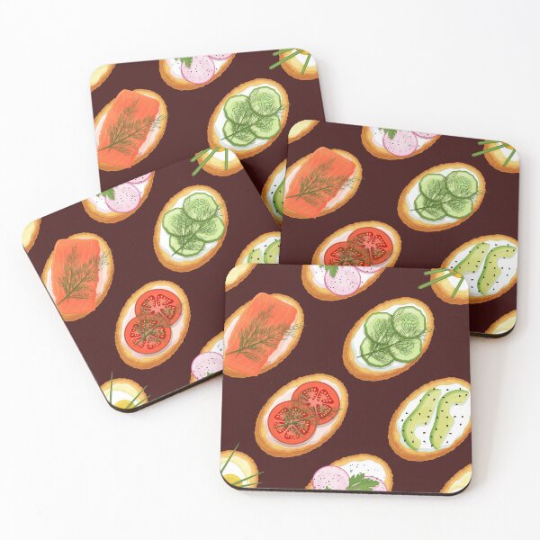 Item preview, Healthy Bruschetta Toppings Pattern designed and sold by Alicia Chee.