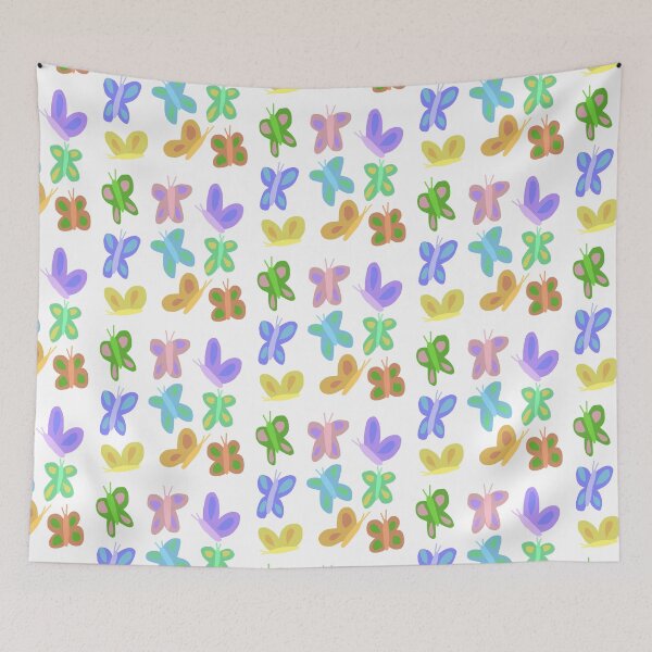 Item preview, Rainbow Butterflies with Contrast Colours designed and sold by ajberosil.
