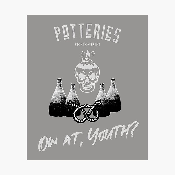 Item preview, Potteries (Stoke On Trent/light text) designed and sold by be0986.