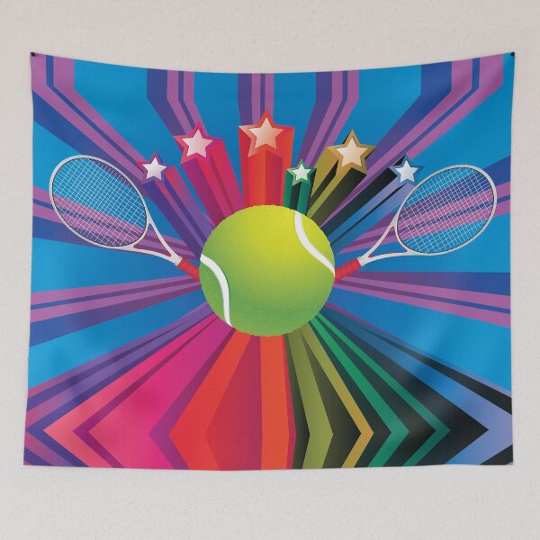Item preview, Tennis Ball and Rackets  designed and sold by AnnArtshock.