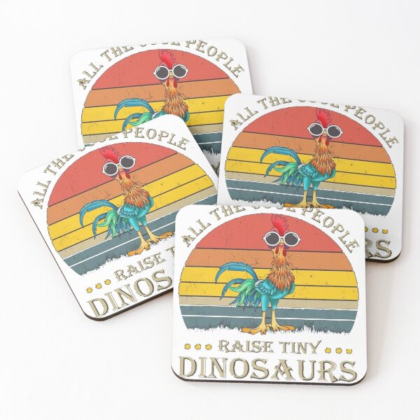 Item preview, All the cool people raise tiny dinosaurs chicken shirt designed and sold by Trendy Shirts.