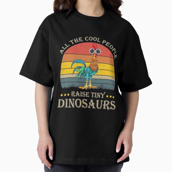 Item preview, All the cool people raise tiny dinosaurs chicken shirt designed and sold by Trendy Shirts.