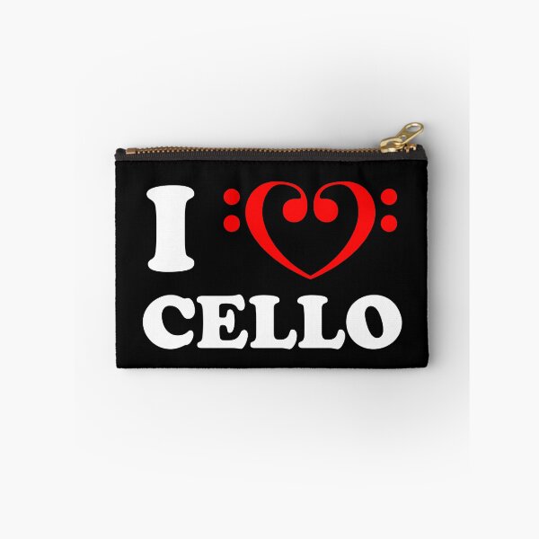 Item preview, I Love Cello Bass Clef Design  designed and sold by jaycartoonist.