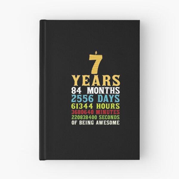Item preview, 7 Years 84 Months Of Being Awesome Funny Seven Years Old 7th Birthday Anniversary Gift designed and sold by Md. Manjur Ahamed.