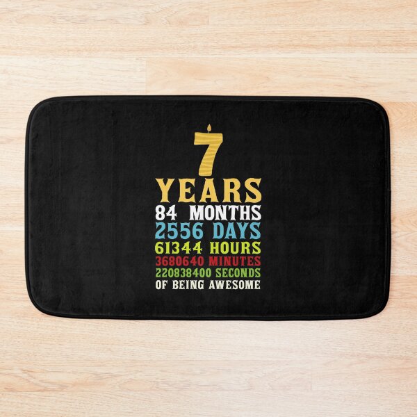 Item preview, 7 Years 84 Months Of Being Awesome Funny Seven Years Old 7th Birthday Anniversary Gift designed and sold by Md. Manjur Ahamed.