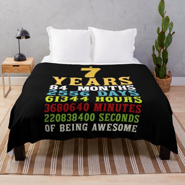 Item preview, 7 Years 84 Months Of Being Awesome Funny Seven Years Old 7th Birthday Anniversary Gift designed and sold by Md. Manjur Ahamed.